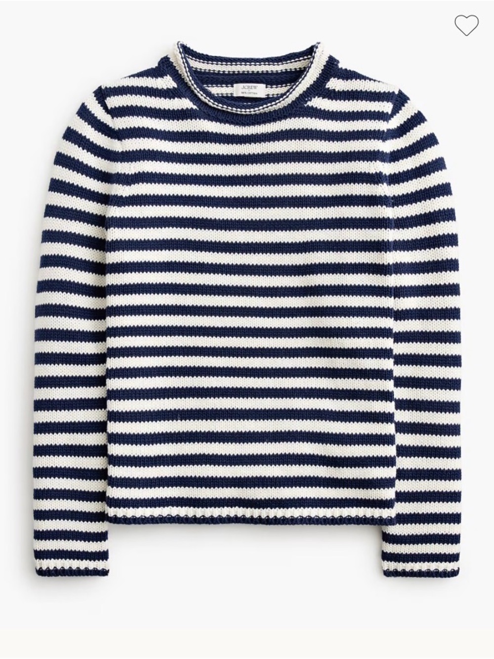 JCrew classic mockneck sweater